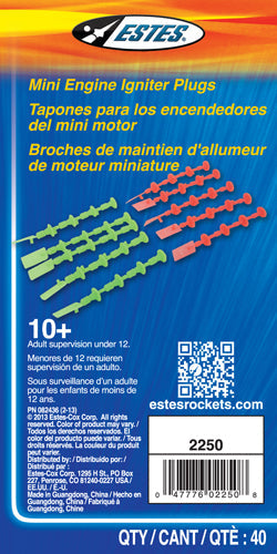 Plugs for Mini Engines (20 pack)