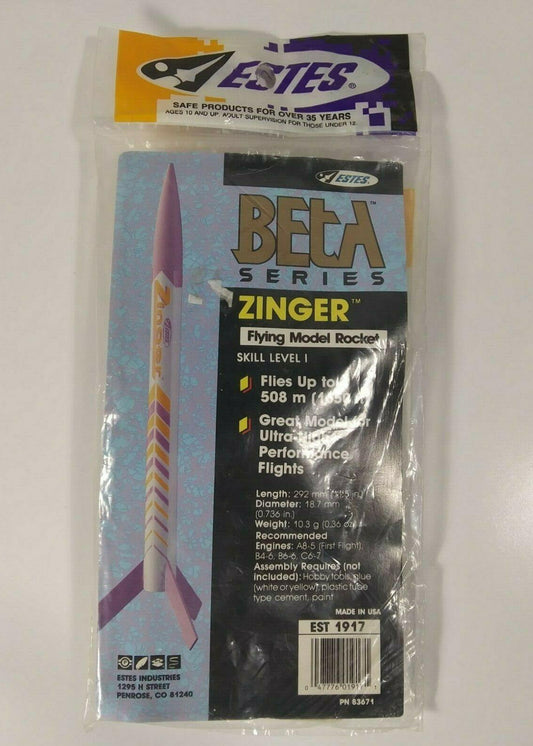 Estes Beta Series Zinger