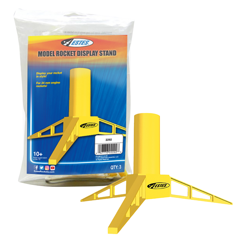 Estes 24mm Model Rocket Display Stand (3 pk)