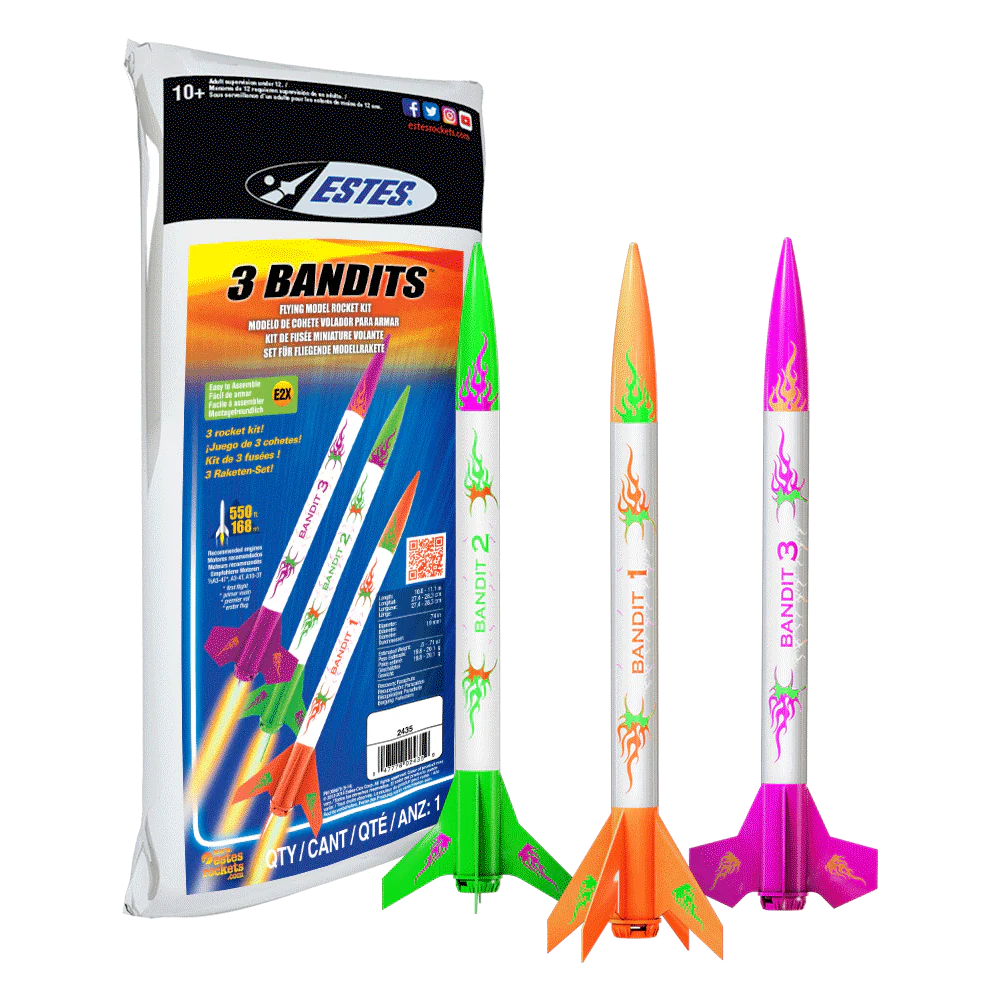 Estes Three Bandits E2X
