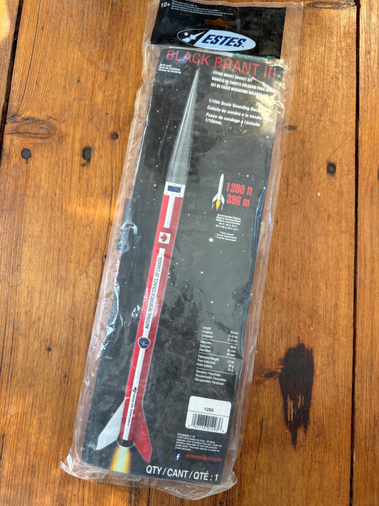 Estes Black Brant III Scale Model