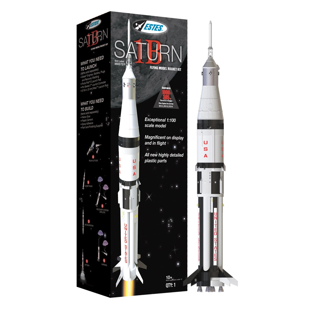 Estes Saturn 1B 1:100 Scale Model