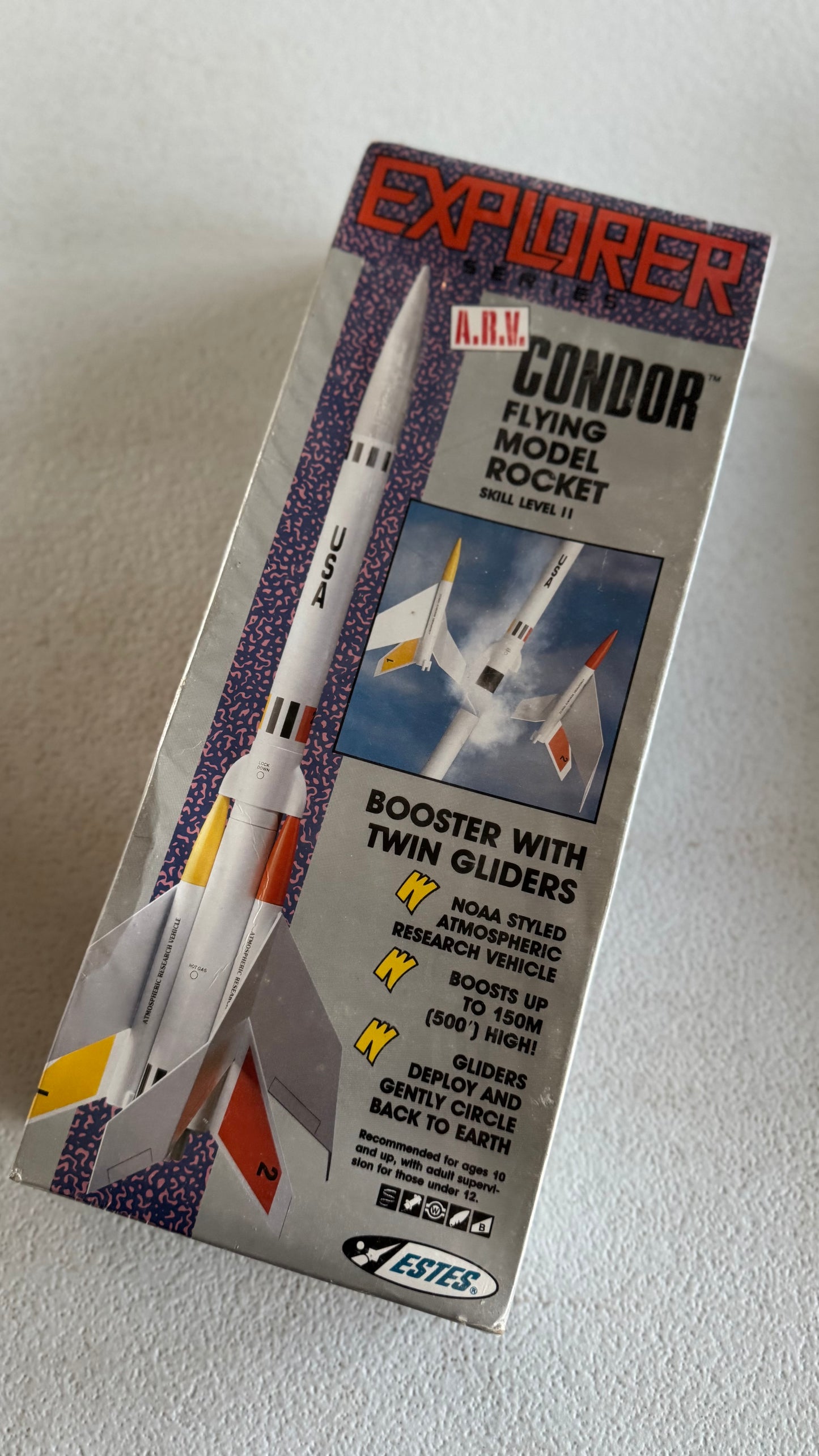 Estes A.R.V. Condor Explorer Series Tandem Boost Glider