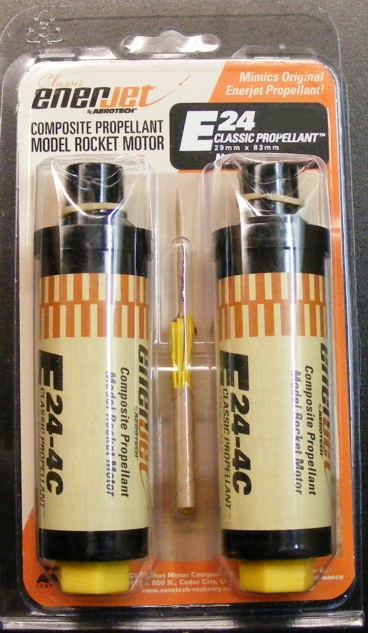 Enerjet by Aerotech E24C Classic Rocket Motor, 2-pack
