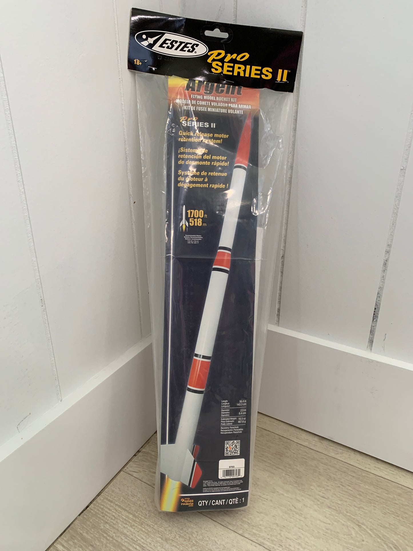 Estes Pro Series II Argent (original version with face card)