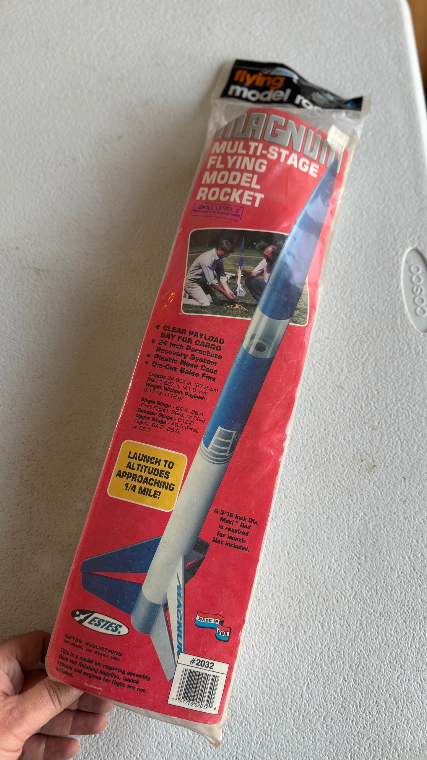 Estes Magnum Two-Stage Payloder Model Rocket