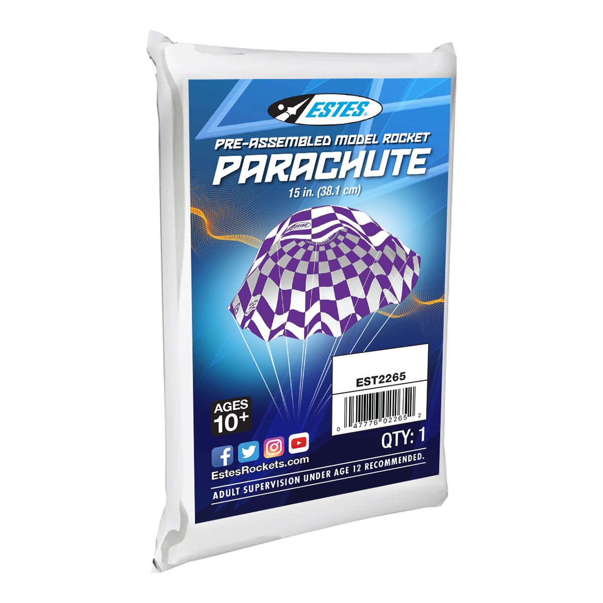 Estes 15" Plastic Parachute