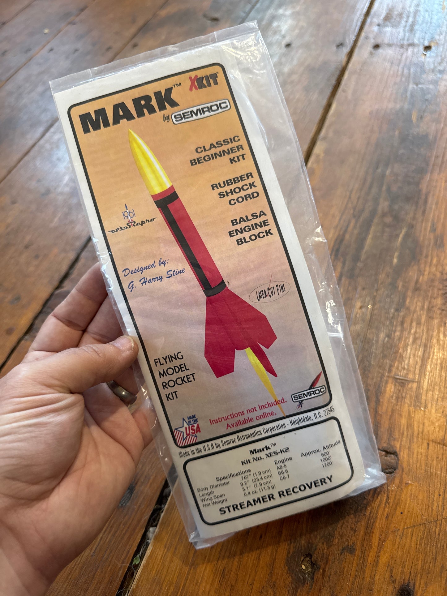 Semroc Mark Model Rocket