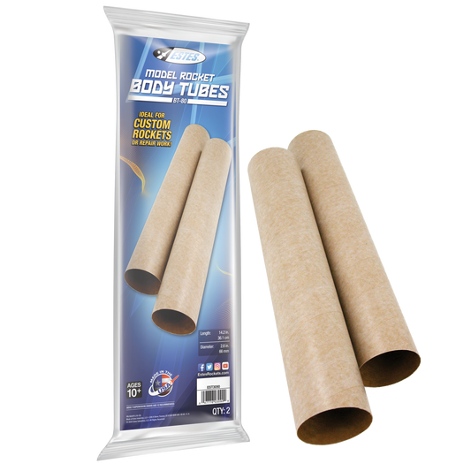 Estes BT-80 Body Tubes, 2-Pack