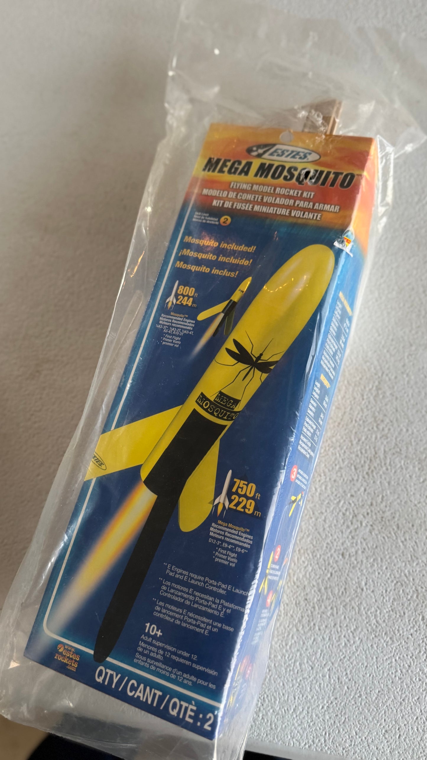 Estes Mega Mosquito Model Rocket