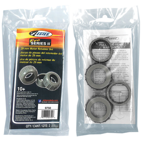 Estes Pro Series II 29 mm Motor Retainer Set (2 pk)