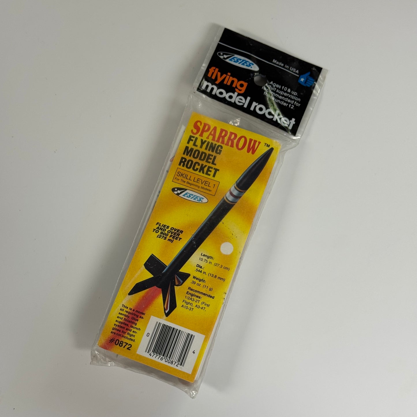 Estes Sparrow Flying Model Rocket Kit