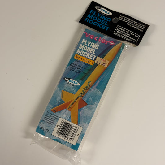 Vintage Estes Vector Flying Model Rocket