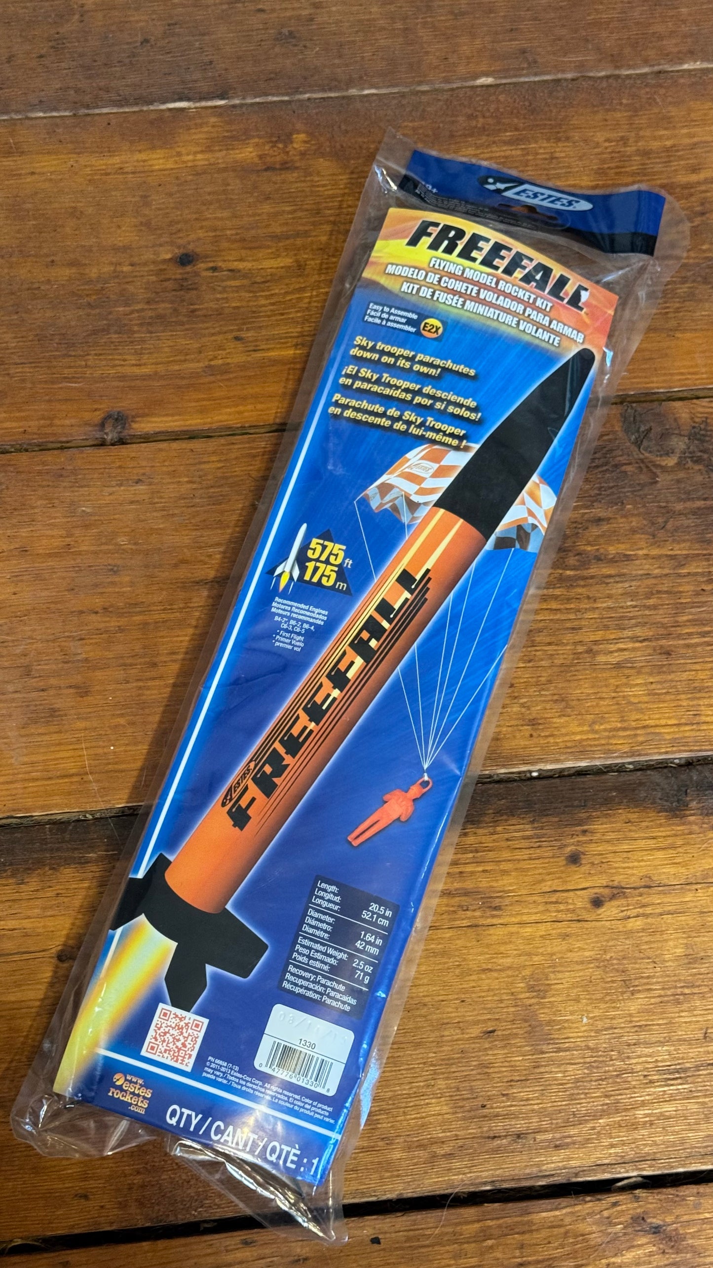 Estes E2X Freefall Model Rocket Kit