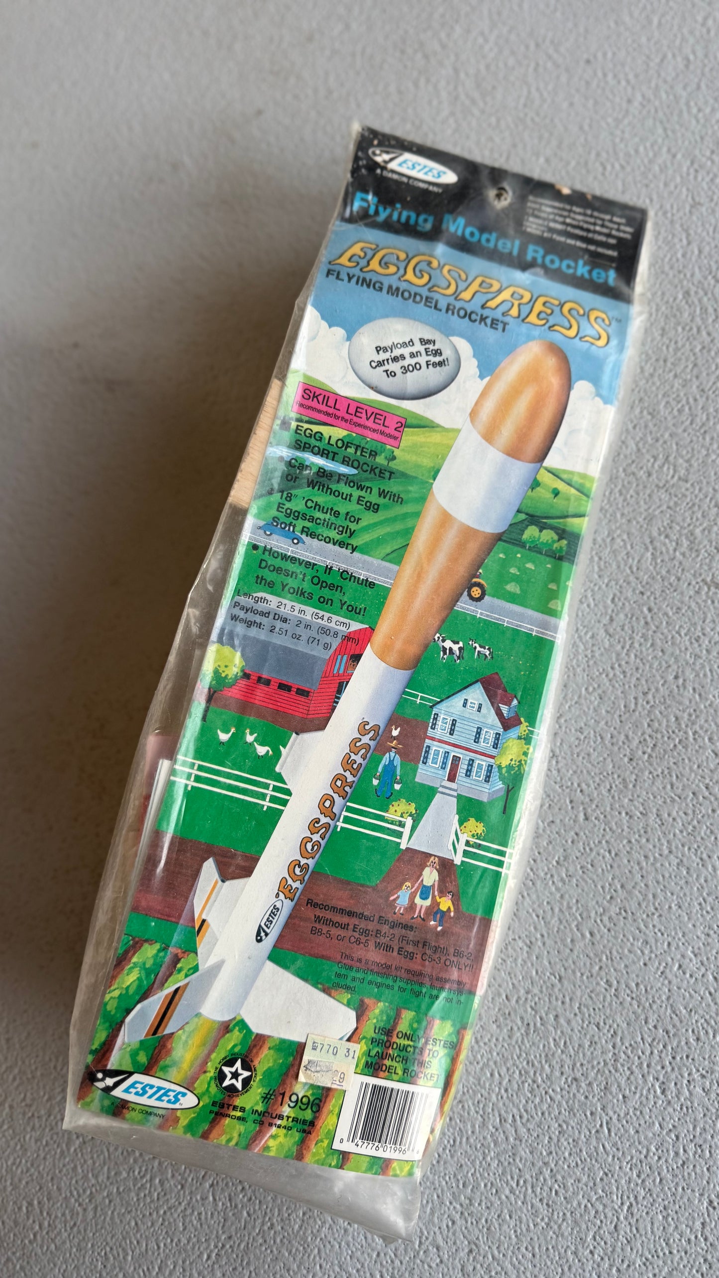 Estes Eggpress Payloader Model Rocket