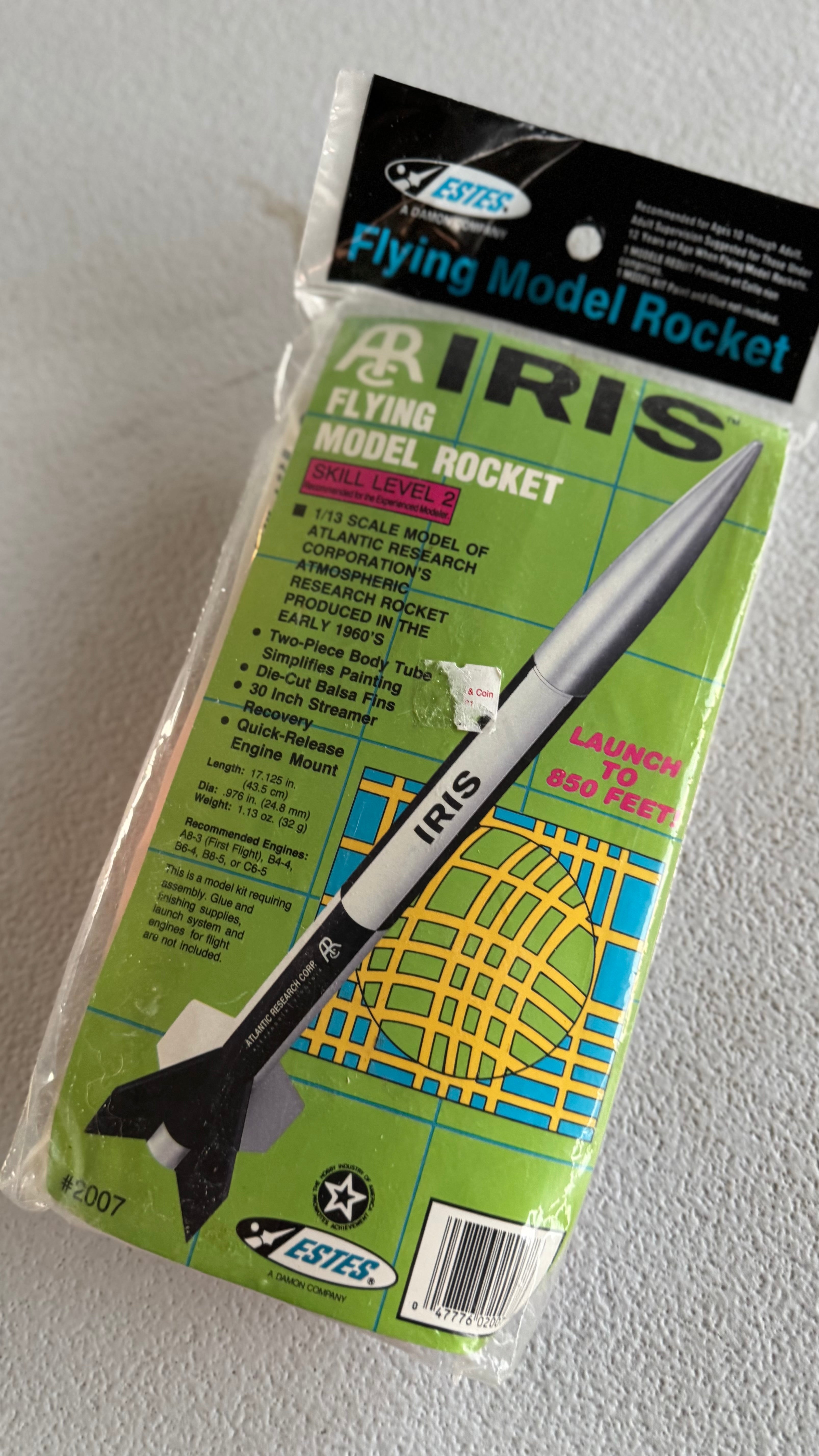 Estes Rockets Scale Models Estes Iris 1/13 Scale Model Rocket – New Century Rocketry