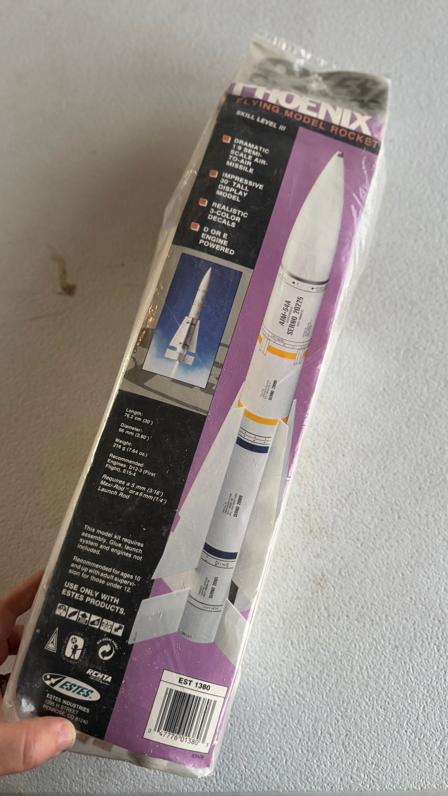 Estes Phoenix 1/9 Scale Challenge Series Model Rocket