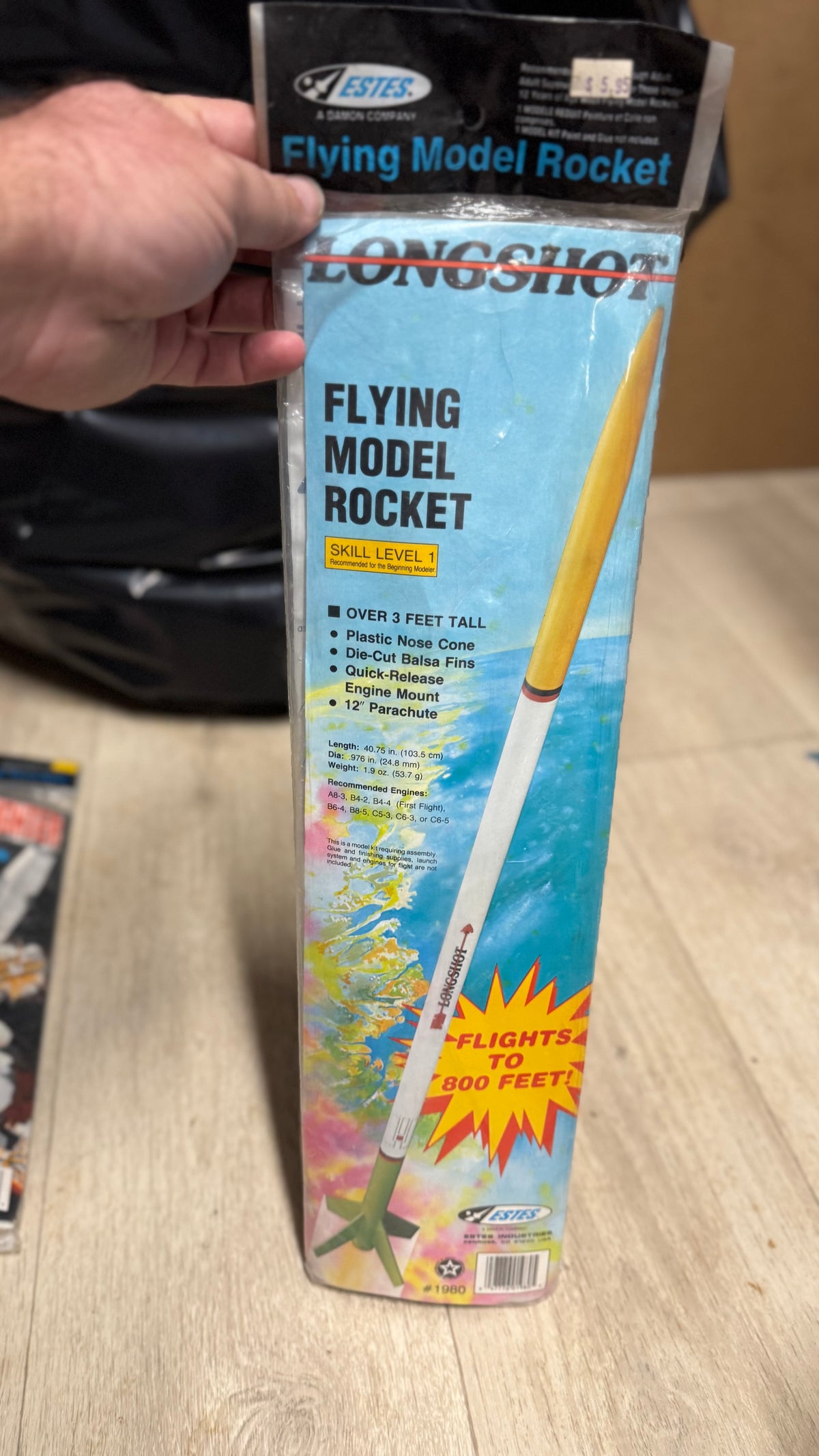 Long Model Rockets Estes Longshot Model Rocket – New Century Rocketry
