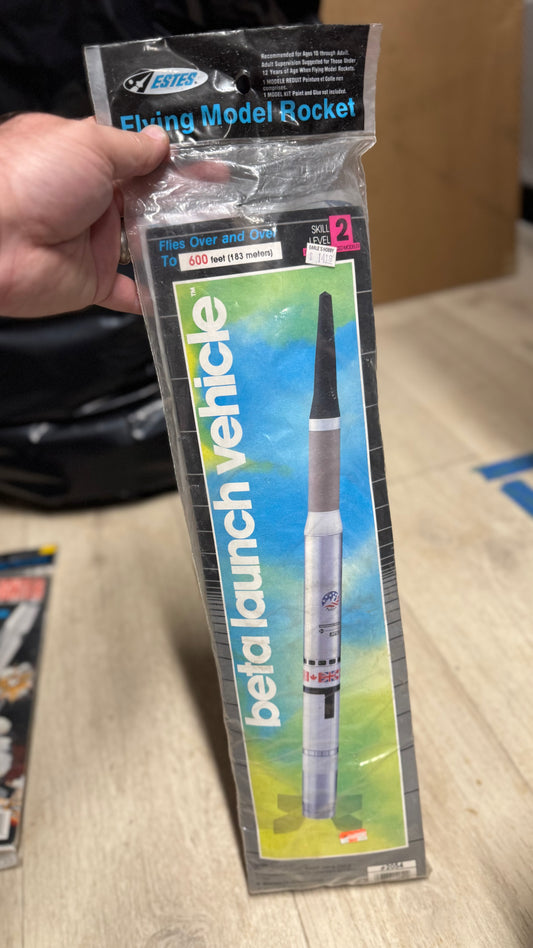 Estes Beta Launch Vehicle Model Rocket