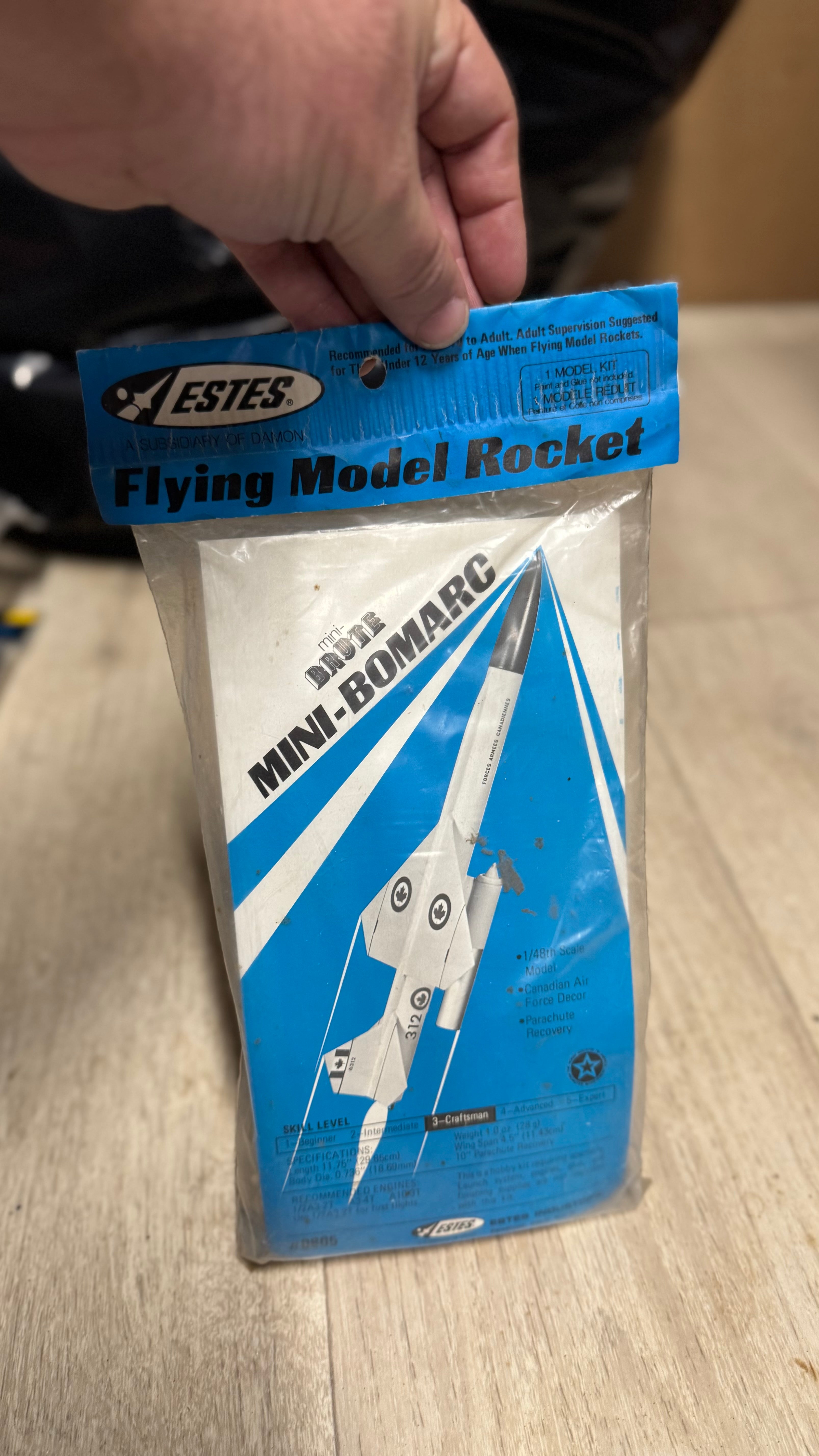 Estes Mini-Bomarc Scale Model Rocket – New Century Rocketry