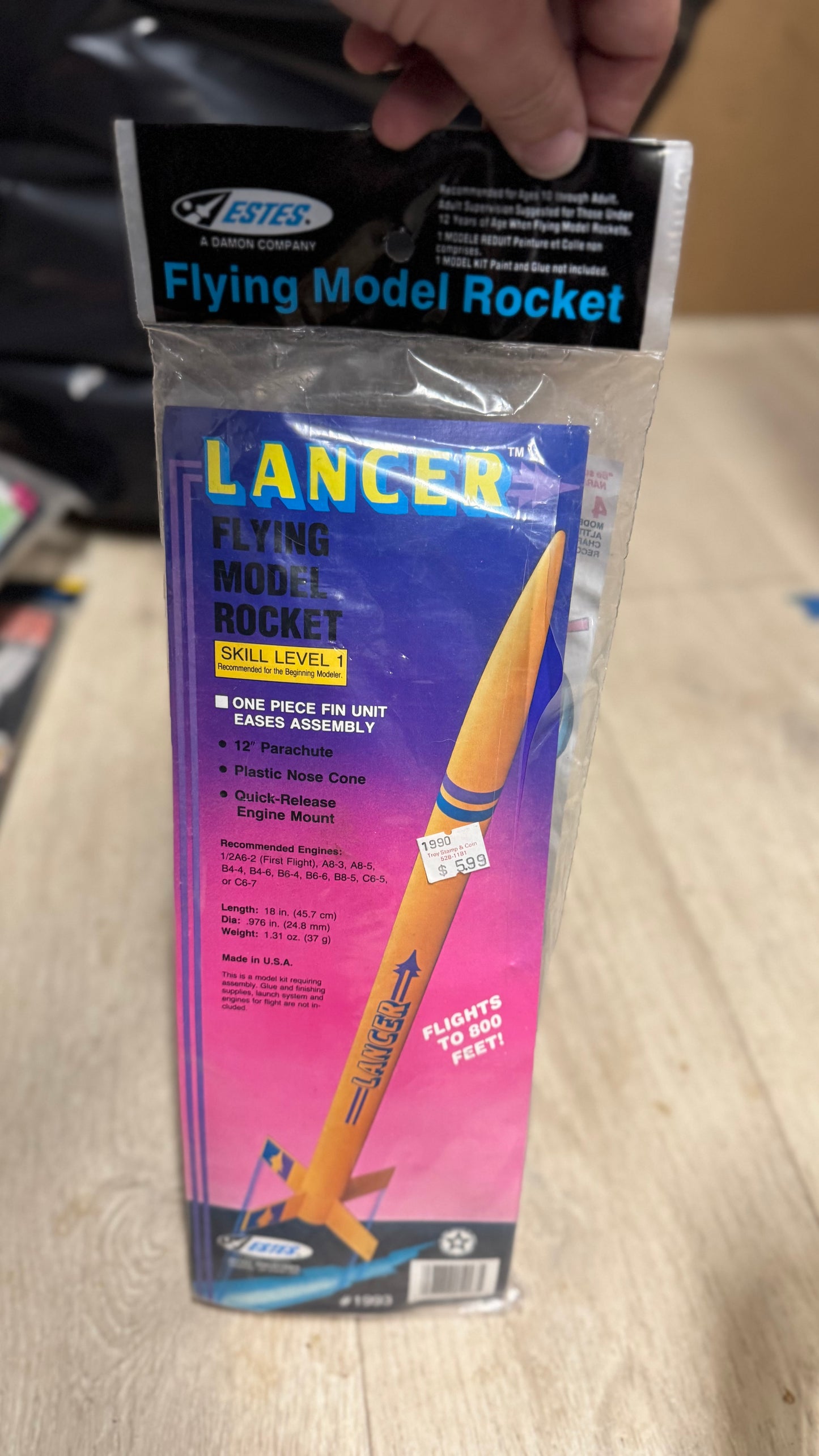 Estes Lancer Model Rocket