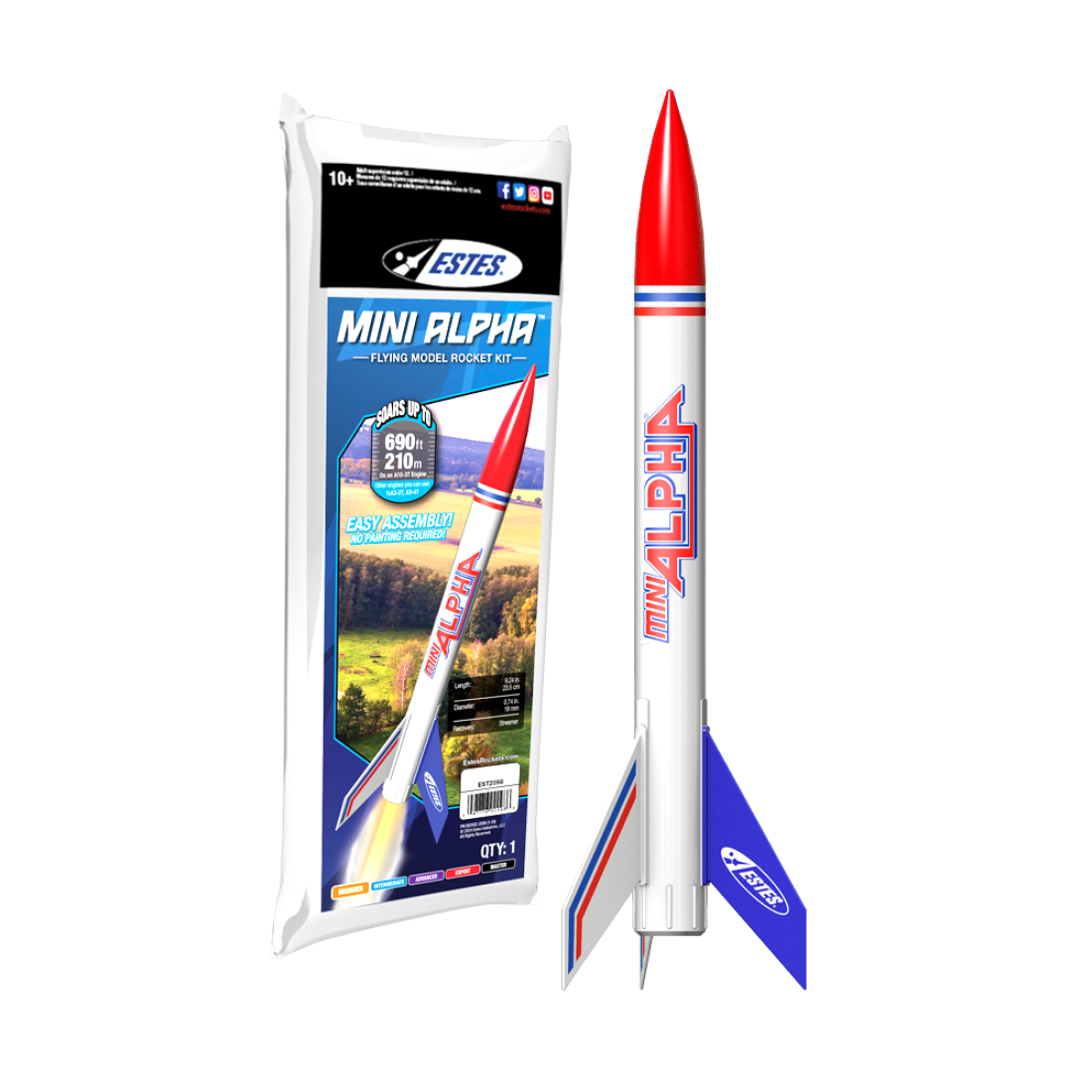 Estes Mini Alpha® Model Rocket