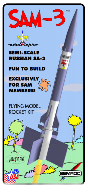 Semroc SAM-3 Scale Model Rocket