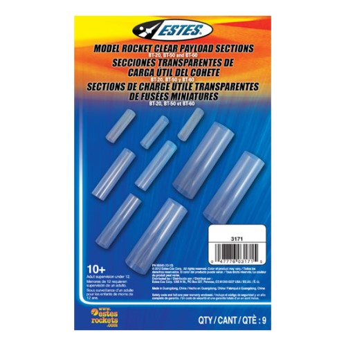 Estes Clear Payload Tube Set