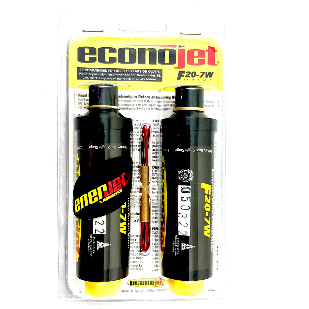 Aerotech F20W White Lightning 29mm Single Use Model Rocket Motor (2-pack)