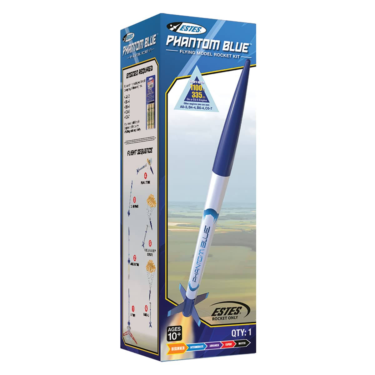 Estes Phantom Blue ARF Rocket